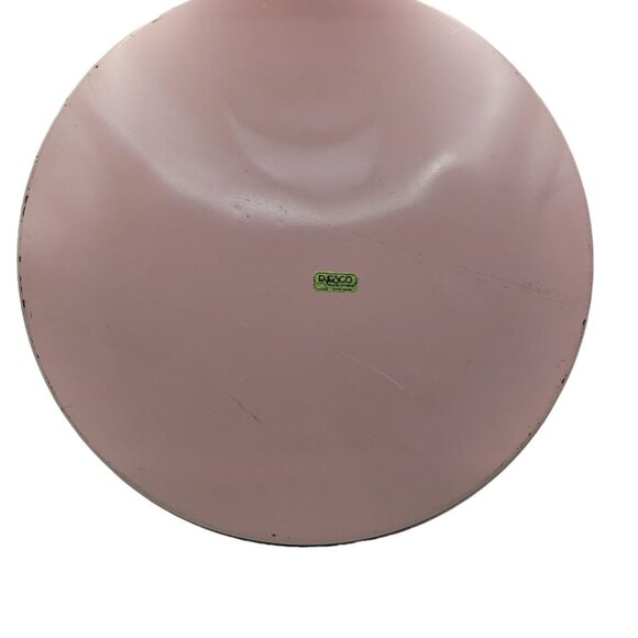 Enesco Tin Tray Barbi Sargent Pink 1983 Girl Mouse 11.5 Inch Round Poppy Seed - Picture 6 of 9